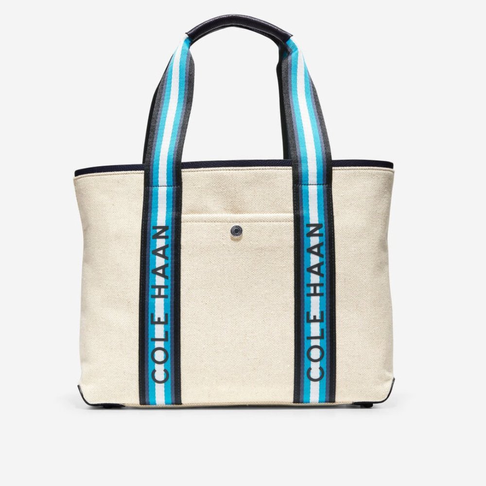 Summer Canvas Tote Bag Cole Haan NWT